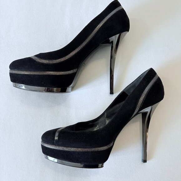 Gucci "Zipper" Platform Pump - Picture 2 of 4